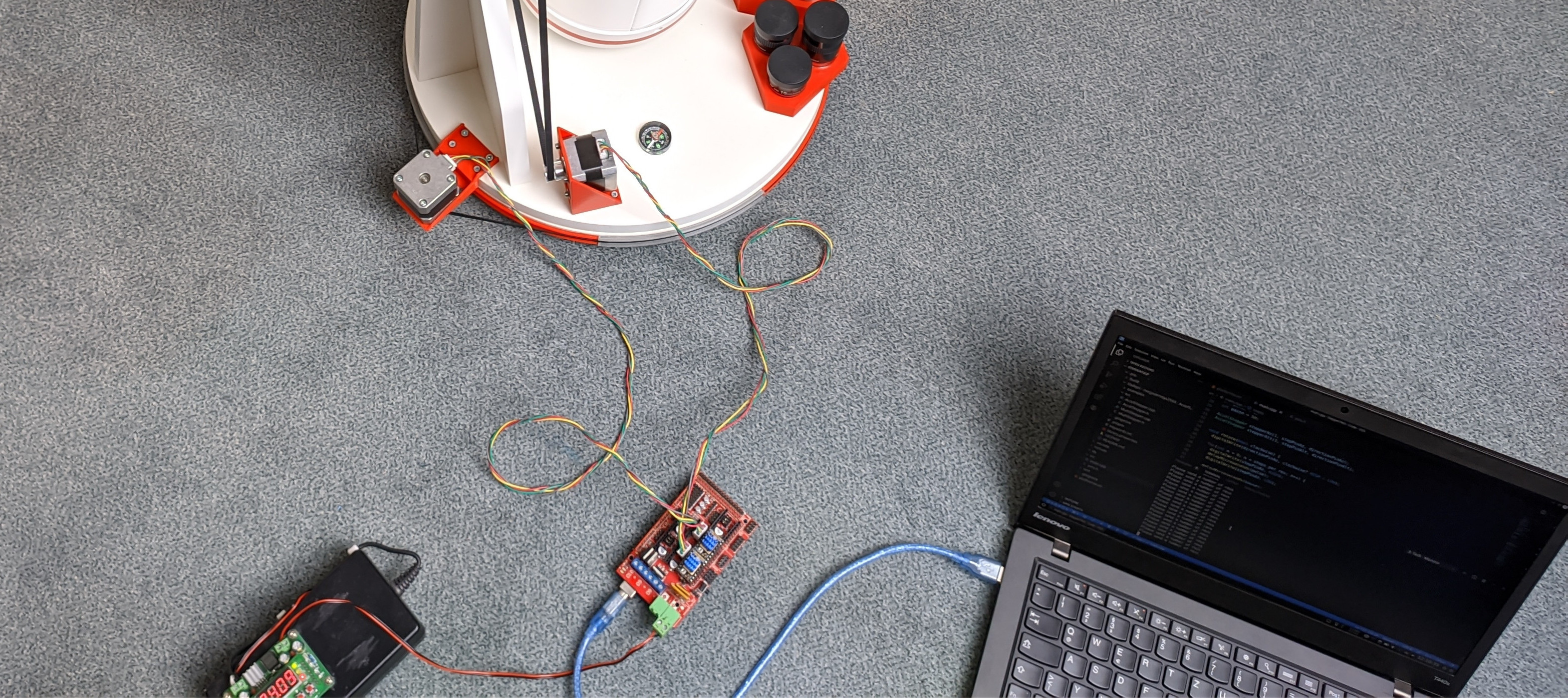 electronics setup overview