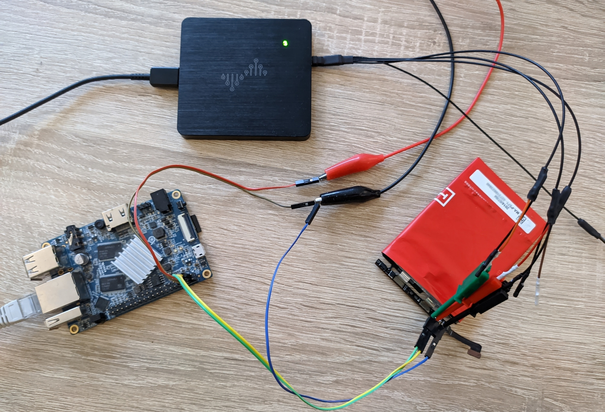 Orange Pi I2C connection test with logic analyzer
