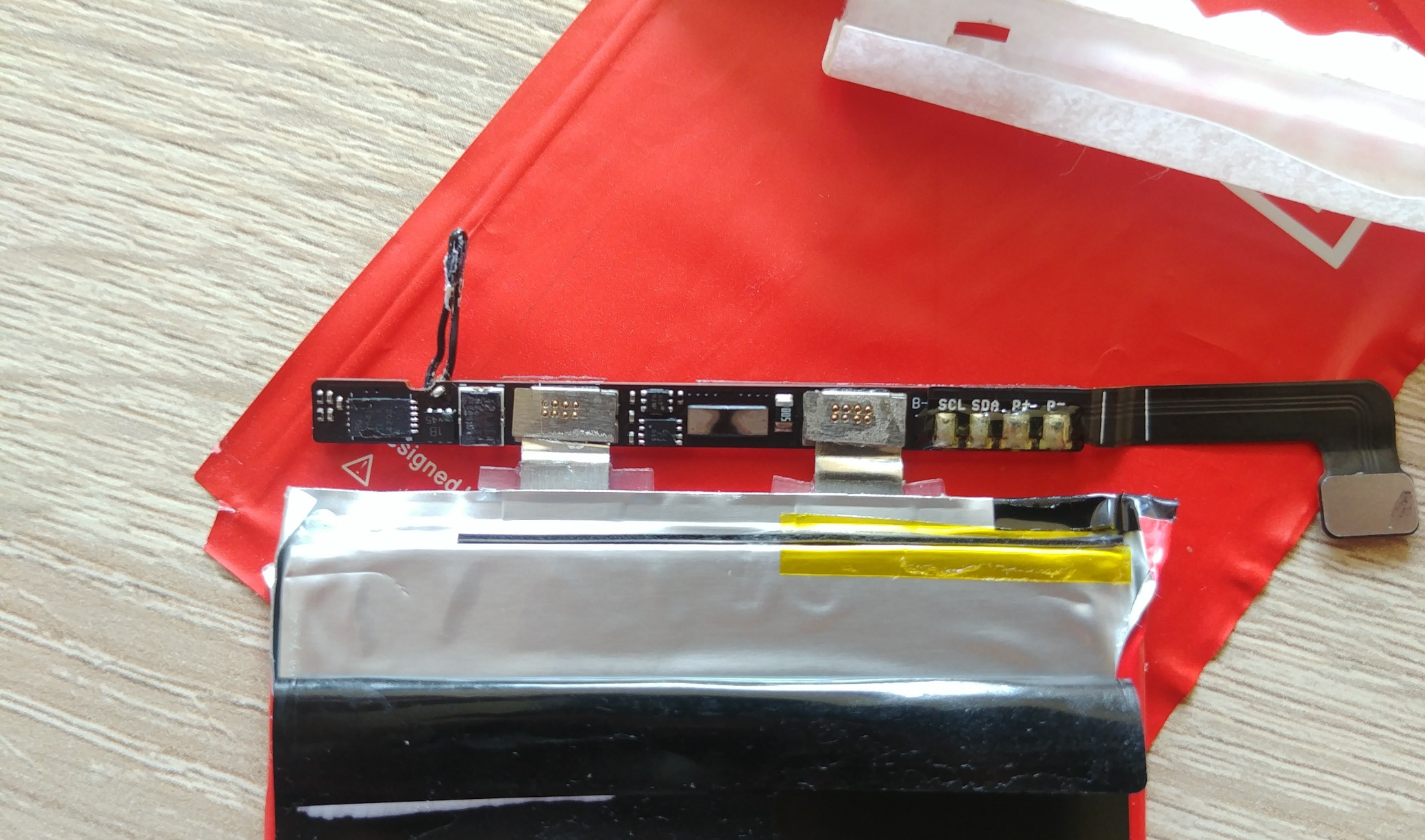 battery pcb front